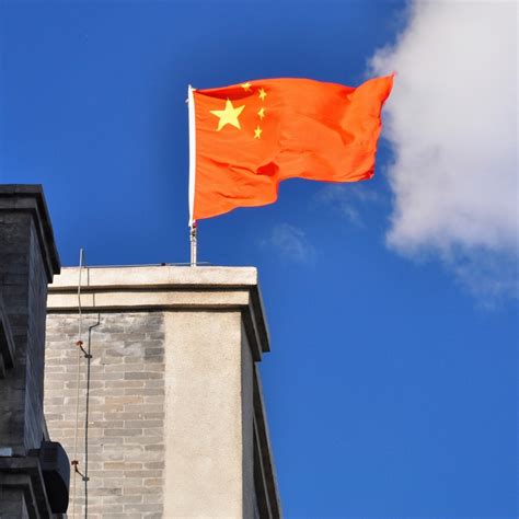 中國五星紅旗 中國 季風